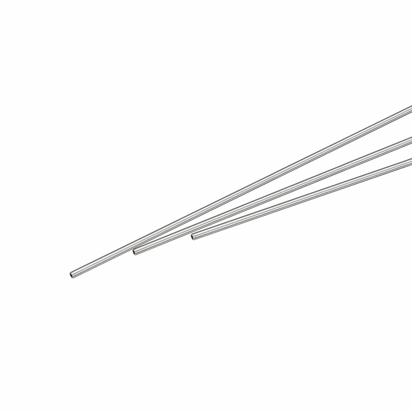 QUARKZMAN 304 Acero Inoxidable Tubo Capilar, OD 1,5mm x 0,2mm Pared 250mm Longitud, 3uds
