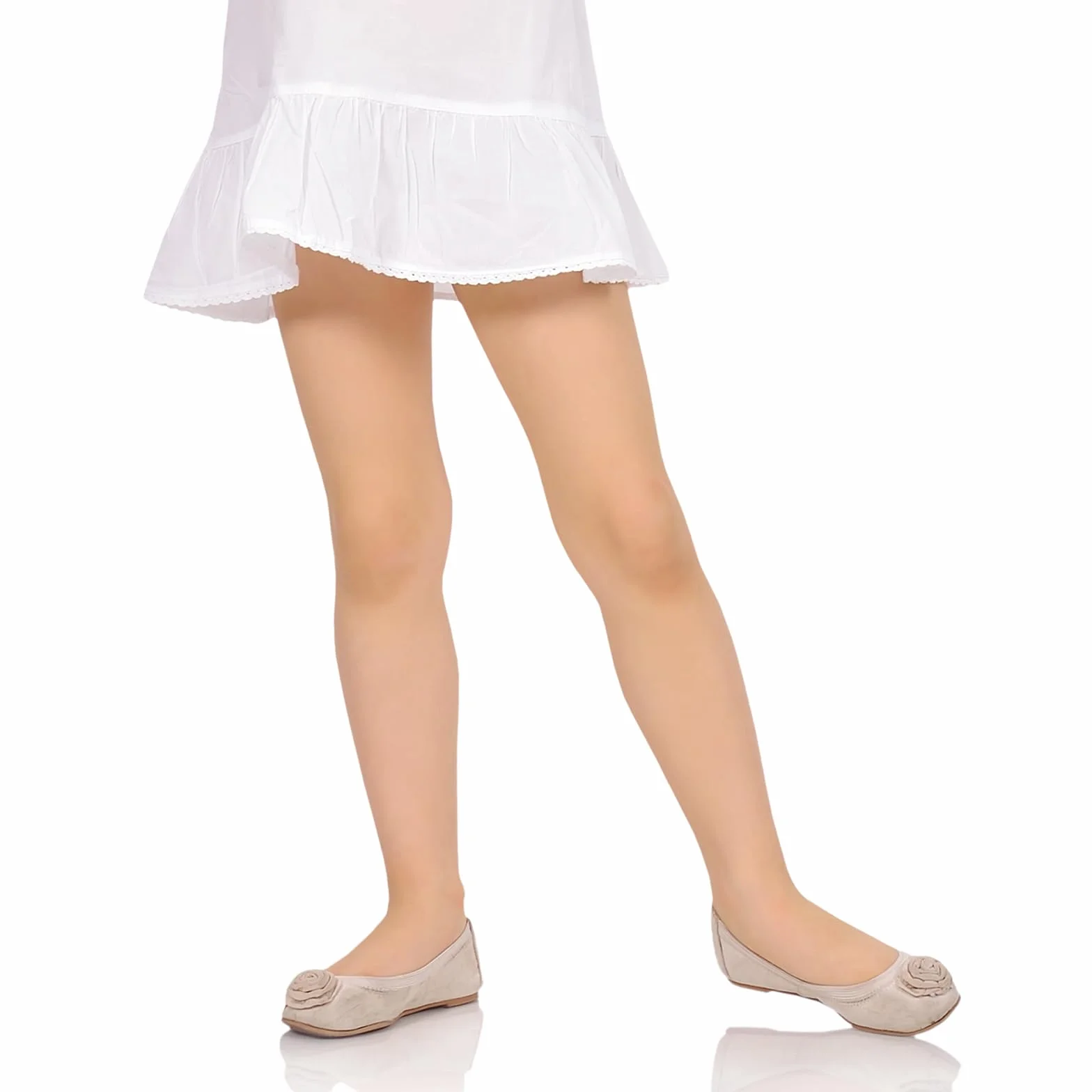 Aomig Medias de Balle 20 DEN Mallas de Danza para Niña Pantys Patinaje Artístico