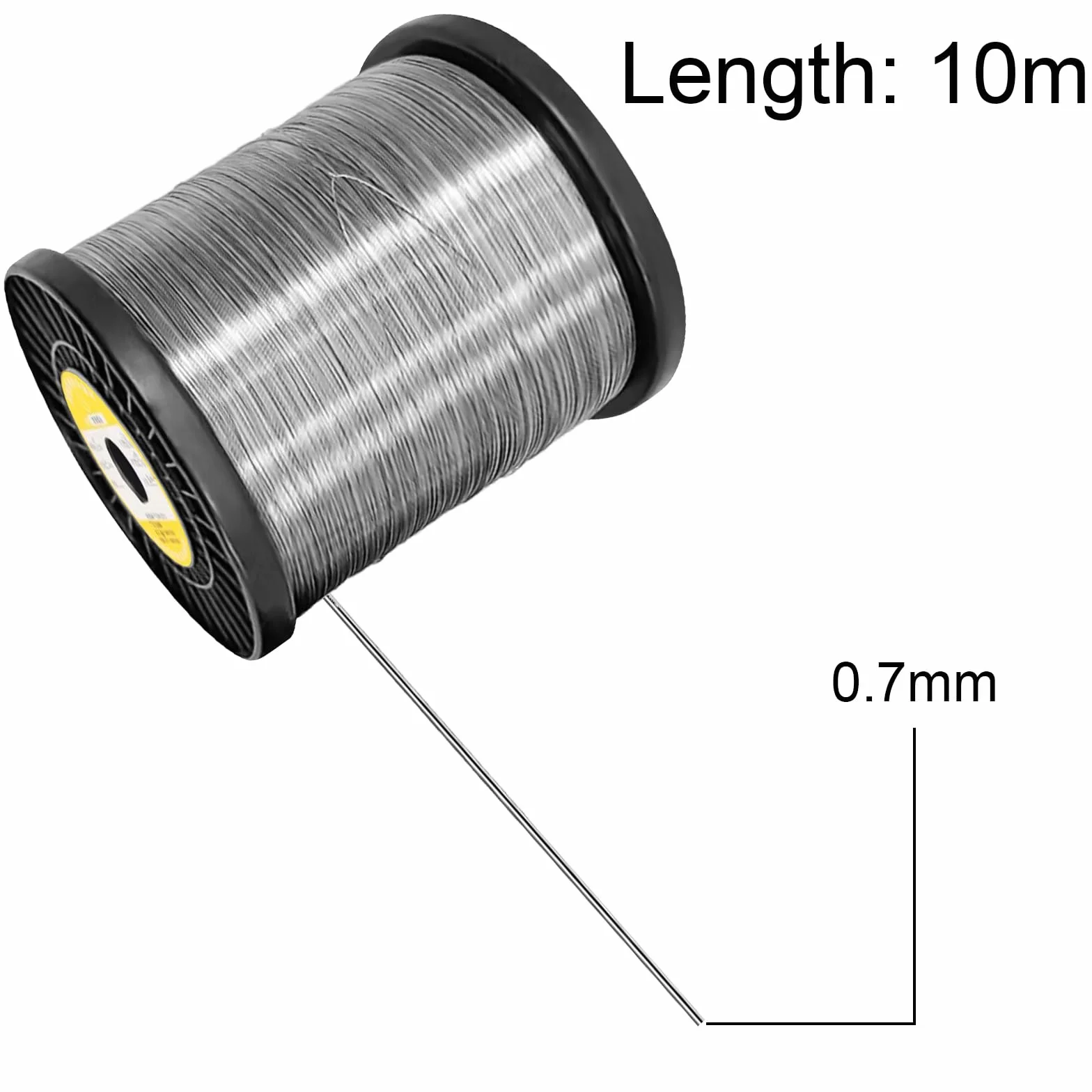 Alambre de corte térmico 0,7 mm 10 metros para cortar espuma dura