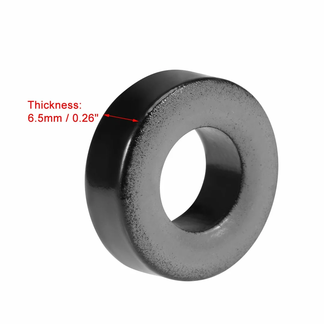 sourcing map 8pcs Núcleos de polvo de hierro 9.2 x 18 x 6,5mm anillo de ferrita toroidal