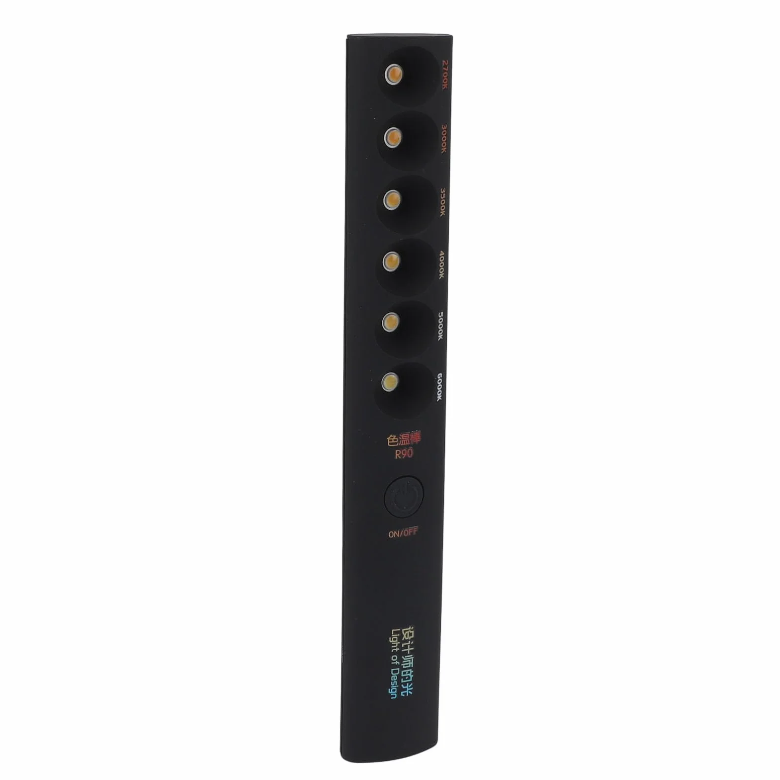 aqxreight Lámpara de Temperatura de Color Portátil Recargable 2700K-6000K 6 Modos Varita de Luz Fotografía
