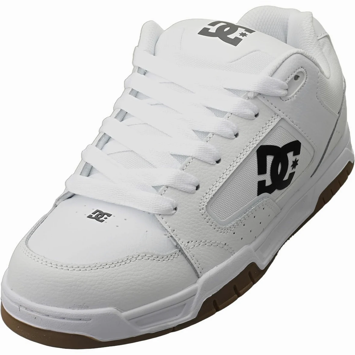 DC Shoes Coiler - Zapatillas de skate para hombre, color blanco/negro/chicle