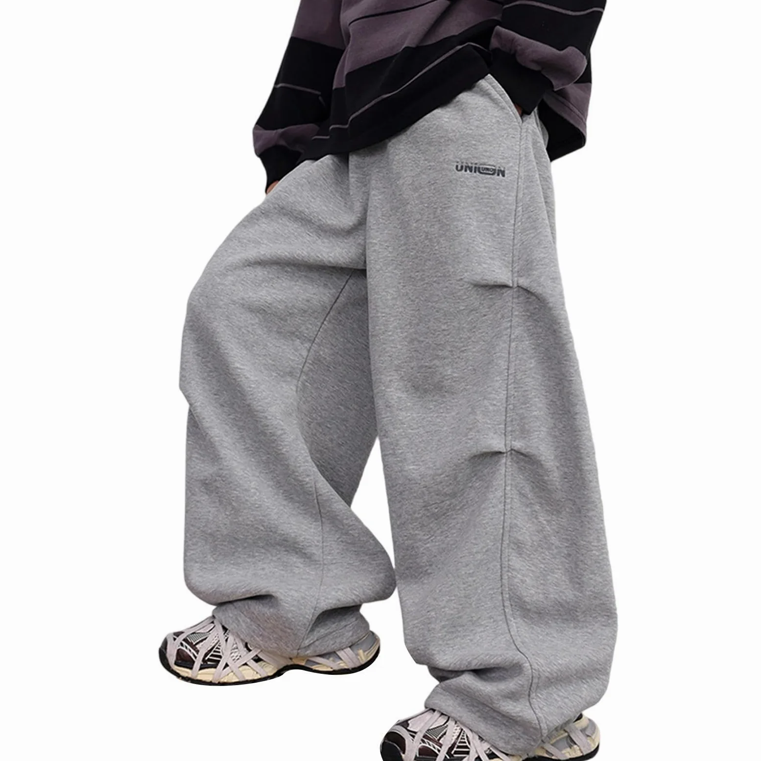 Genérico Pantalones de Chandal Niño Pantalones Casuales Deportivos con Cintura Elástica para Niños Ropa de Juego Diario y Actividades Cómoda y Duradera para Edades Escolares