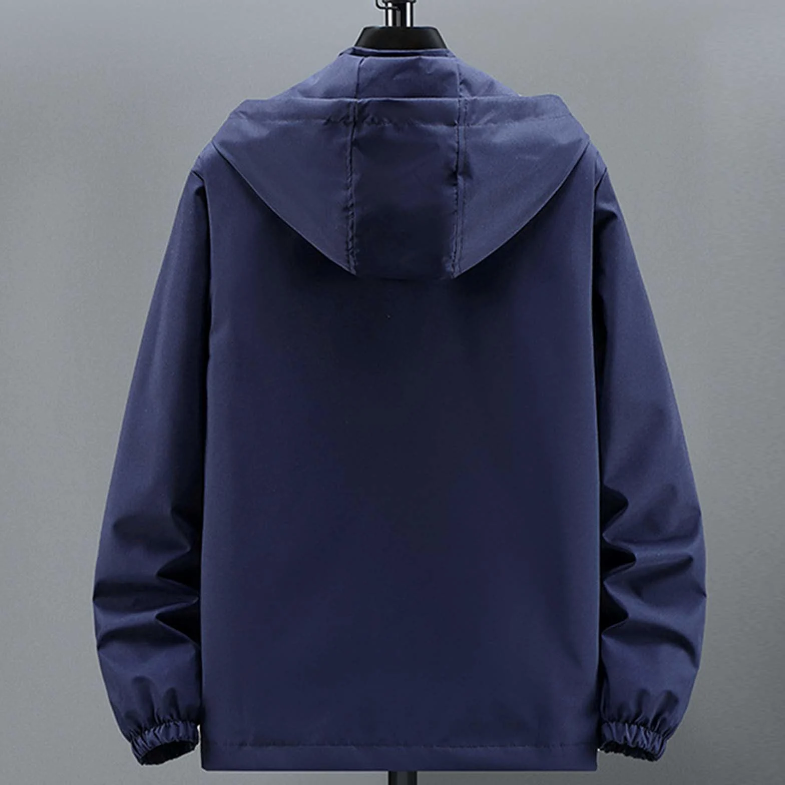 Chubasquero impermeable para hombre, chaqueta de invierno resistente al viento, chaqueta funcional de secado rápido, cortavientos, chaqueta de senderismo para exteriores, corte holgado