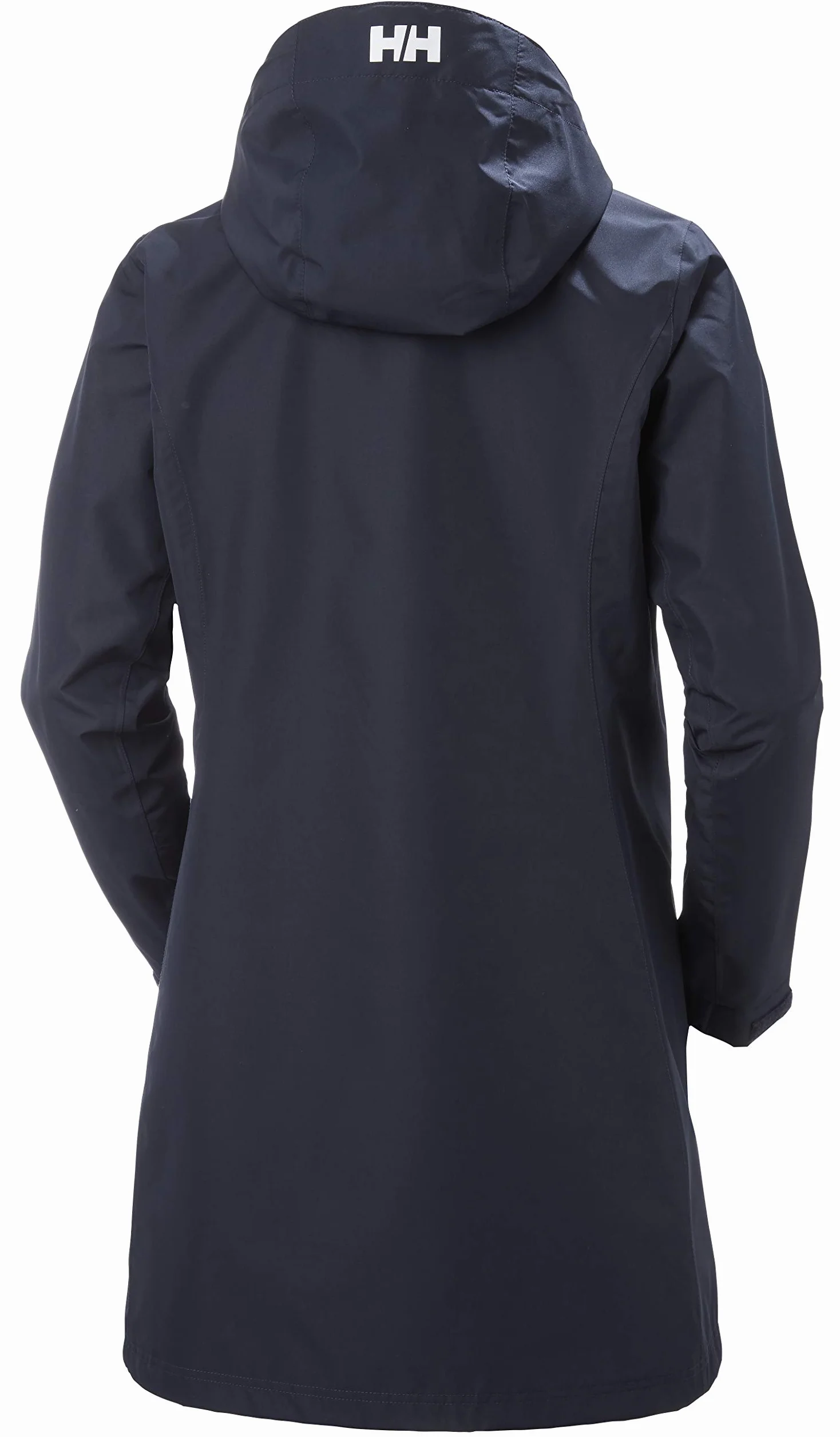 Helly Hansen Chaqueta Mujer Long Belfast – Abrigo Impermeable de Lluvia con Capucha Ajustable y Bolsillos de Cremallera