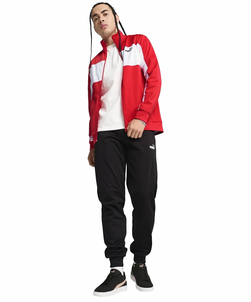 PUMA Chándal de hombre Acetata Poly Colourblock rojo Código 687304-11