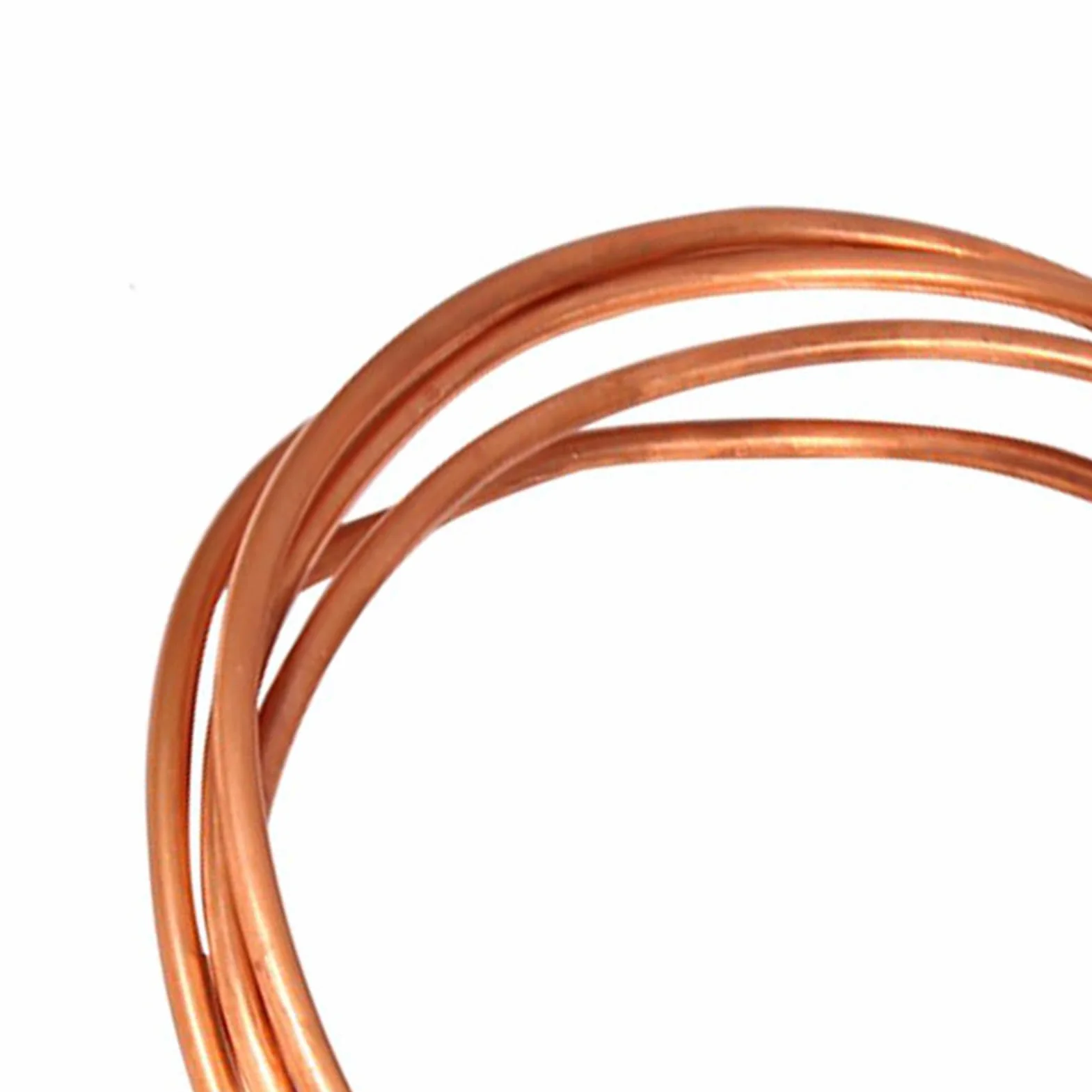 Tubo de Cobre Suave 2M OD 4 mm x ID 3 mm Tuberías de Refrigeración
