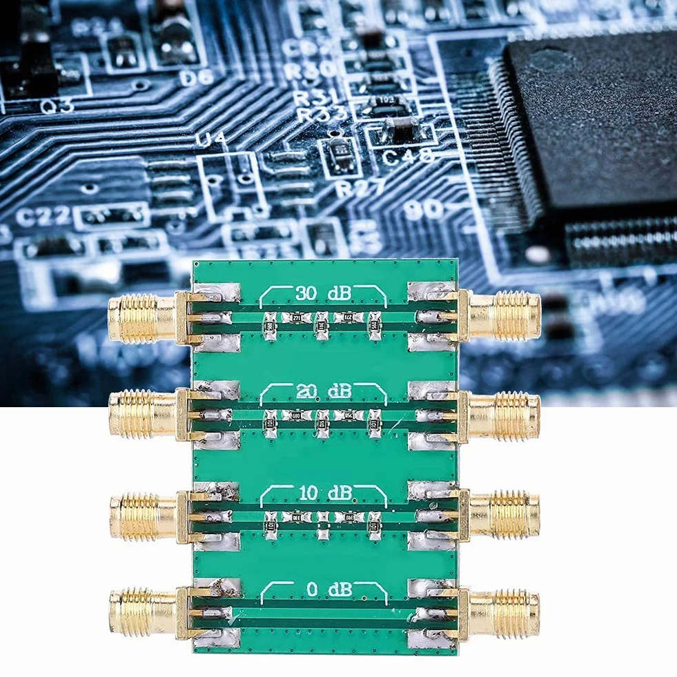 Atenuador Fijo RF DC-4.0GHz SMA Doble Cabeza Hembra para Módulos