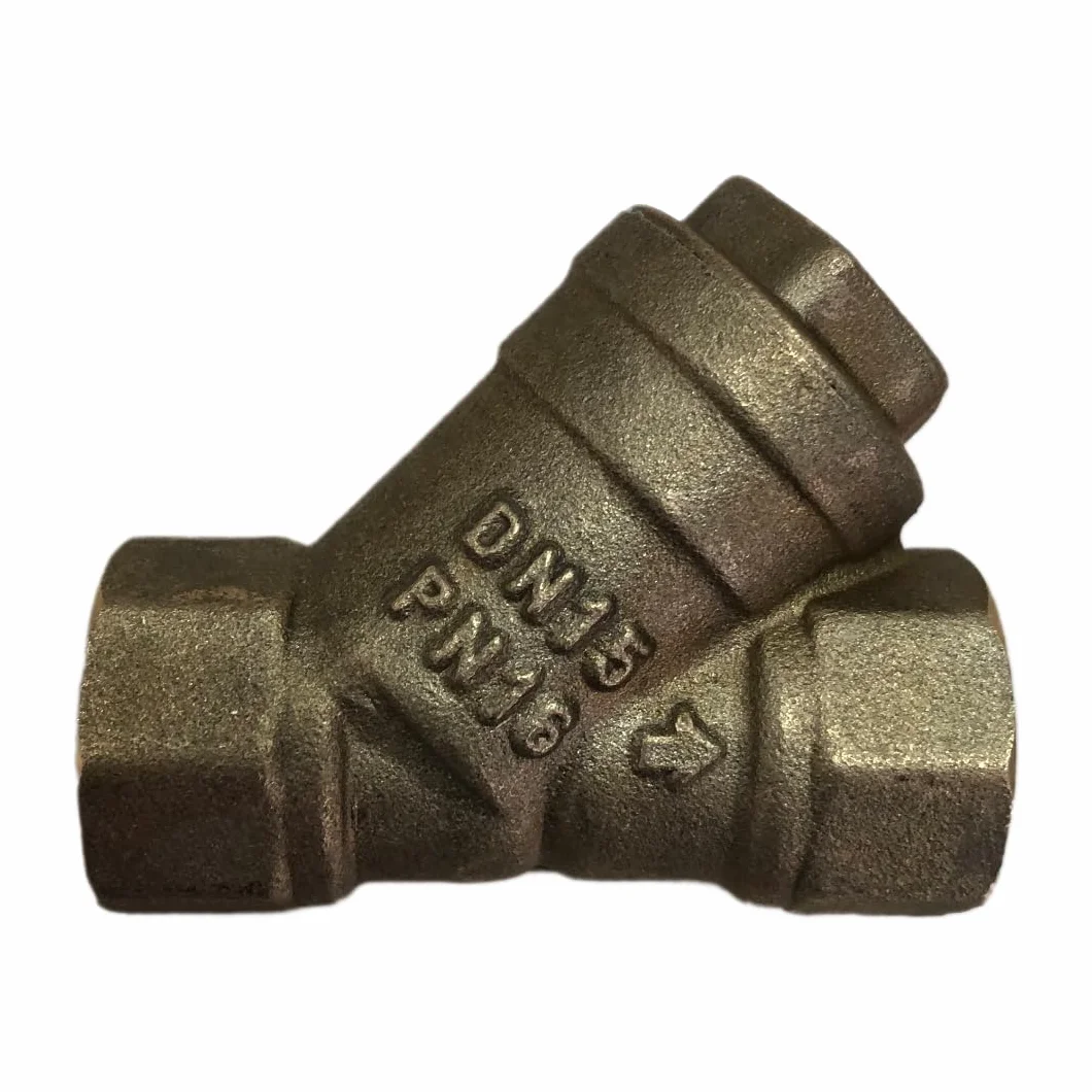 Filtro Colador de Latón Rosca Hembra 1/2" Malla Acero Inoxidable