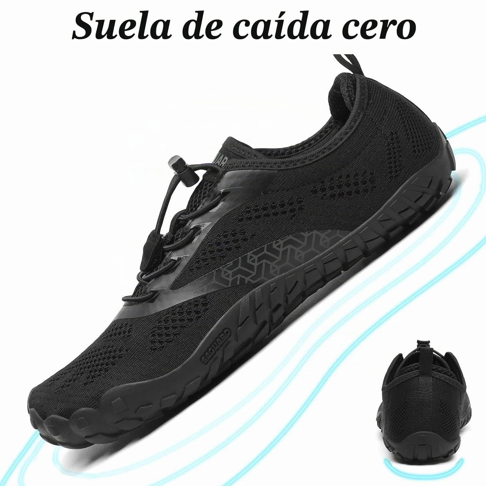SAGUARO Barefoot Zapatillas de Trail Running Minimalistas Unisex Adulto