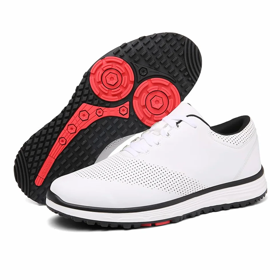 Zapatos de Golf Sin Clavos Transpirables Al Aire Libre para Hombres para Hombres y Mujeres