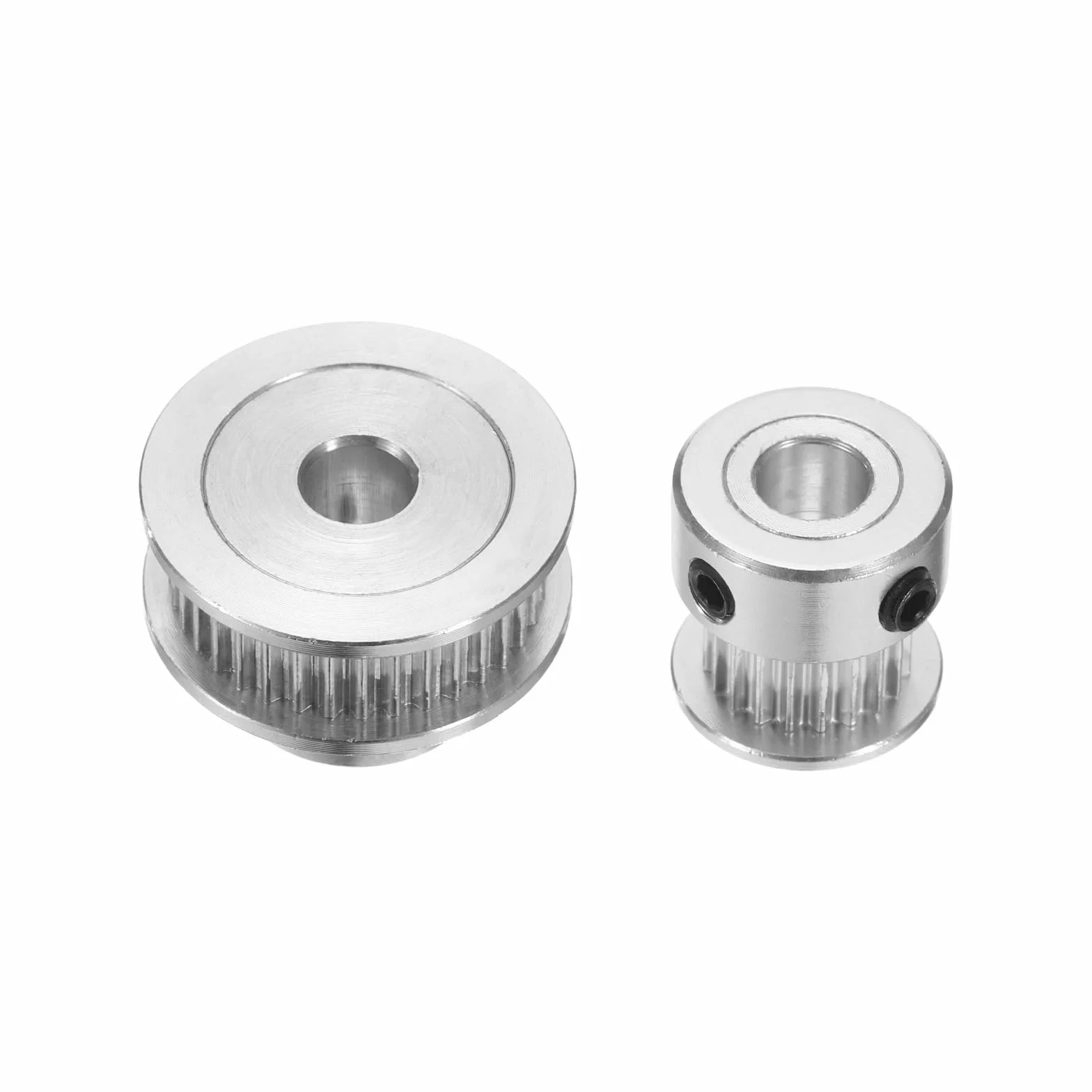 QUARKZMAN GT-2 Rueda Sincrónica 20&40 Dientes 6.35mm Orificio Polea de Temporización Aleación de Aluminio 200mm Ancho 6mm Correa