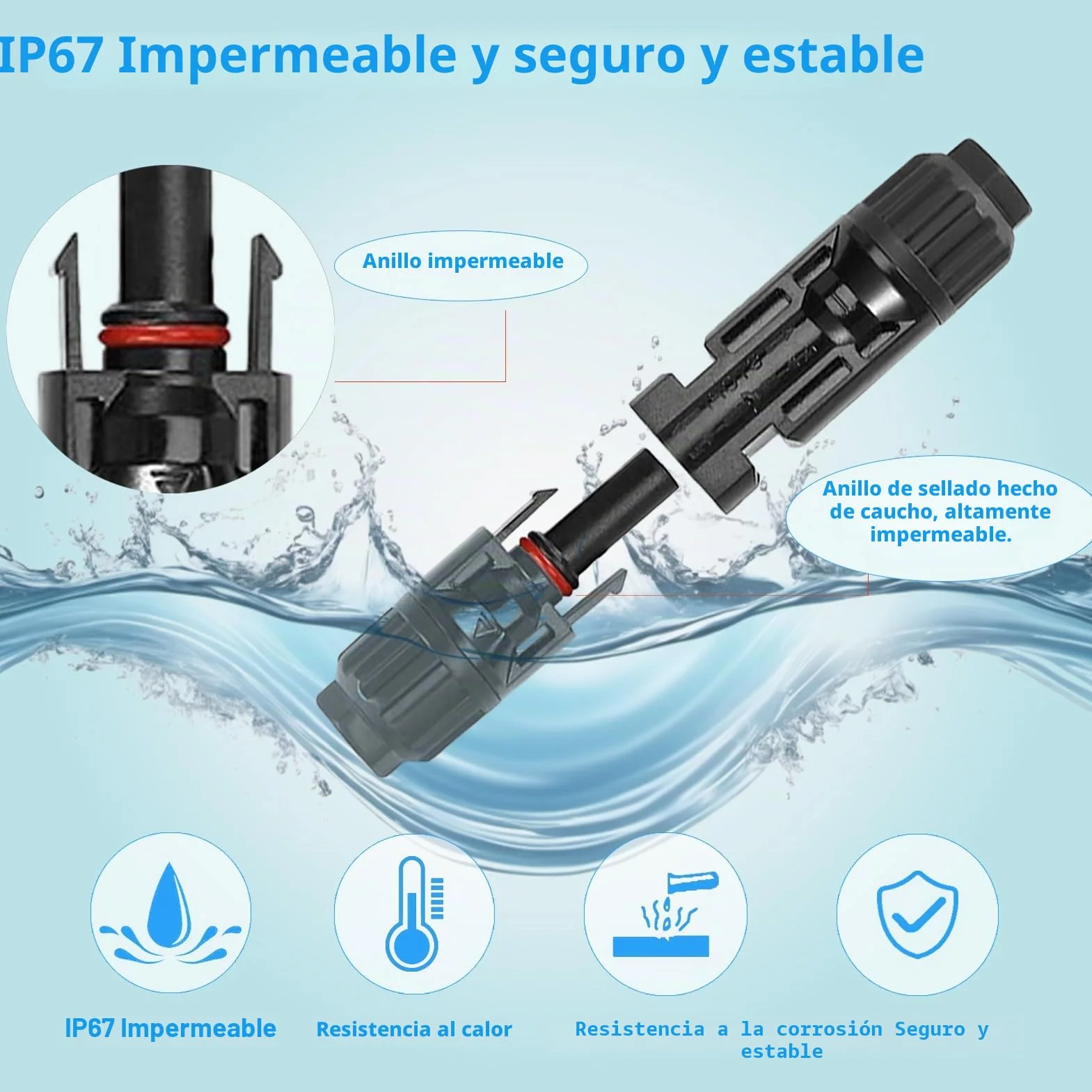 Set Crimpadora Solar para Cables PV 2,5/4/6 mm² con Conectores Fotovoltaicos