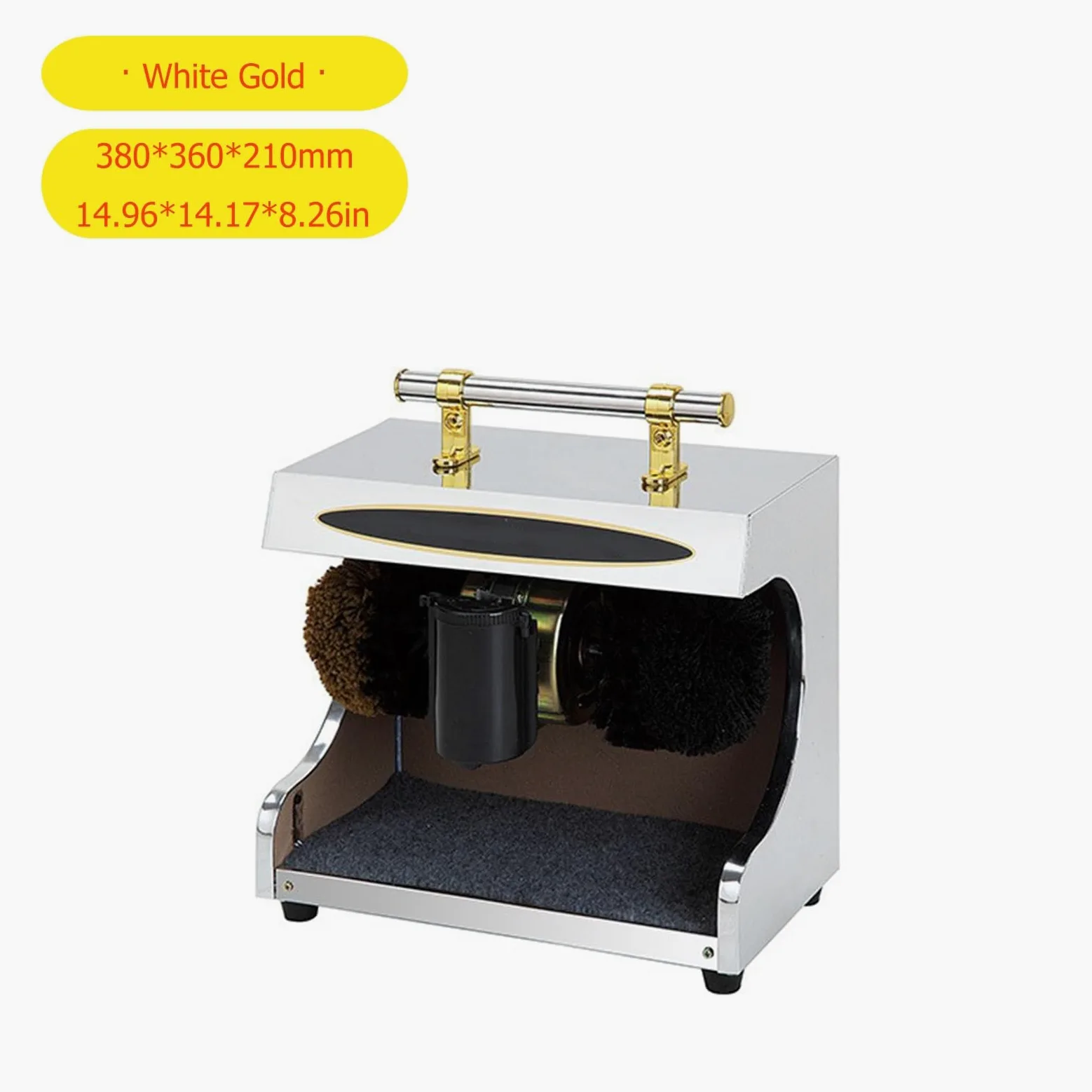 Máquina pulidora automática de zapatos para el hogar con brillo eléctrico para un cuidado rápido y cómodo del calzado