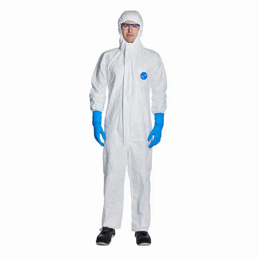 Tyvek Classic Xpert tyv chf5 S BU 00 _ 1 químicos Traje de protección modelo chf5, tamaño M, color azul (4 unidades)