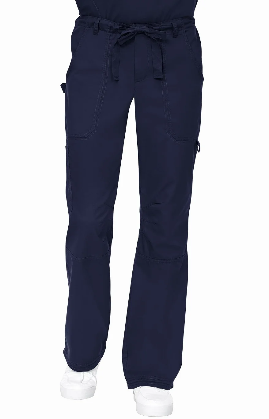 KOI James Elastic - Pantalones quirúrgicos para Hombre con Cremallera y cordón en la Cintura
