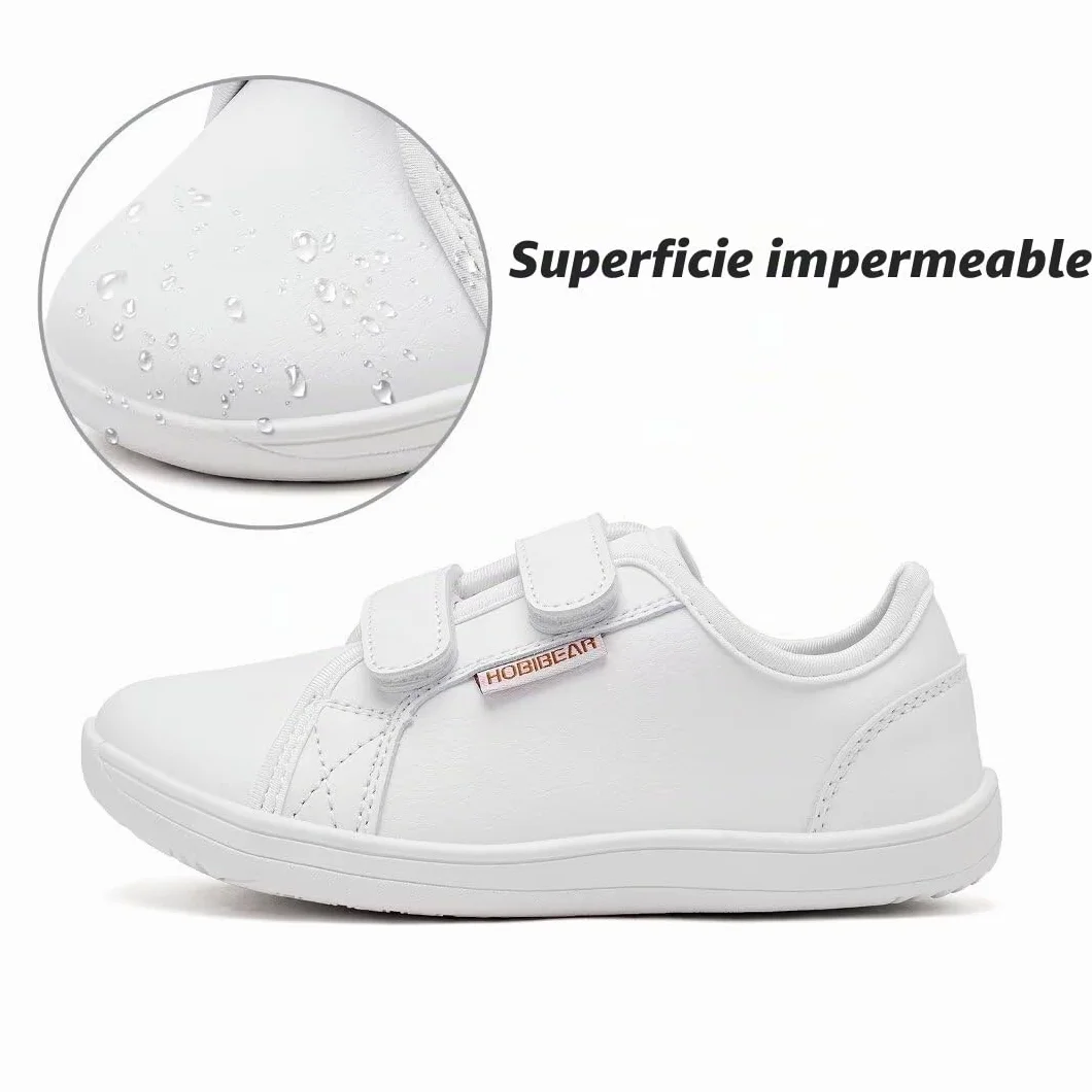 HOBIBEAR Kids Calzado Descalzo Ancho para niños niñas Outdoor Trail Running Minimalist Walking Ligeras Flexibles de Trail Shoes