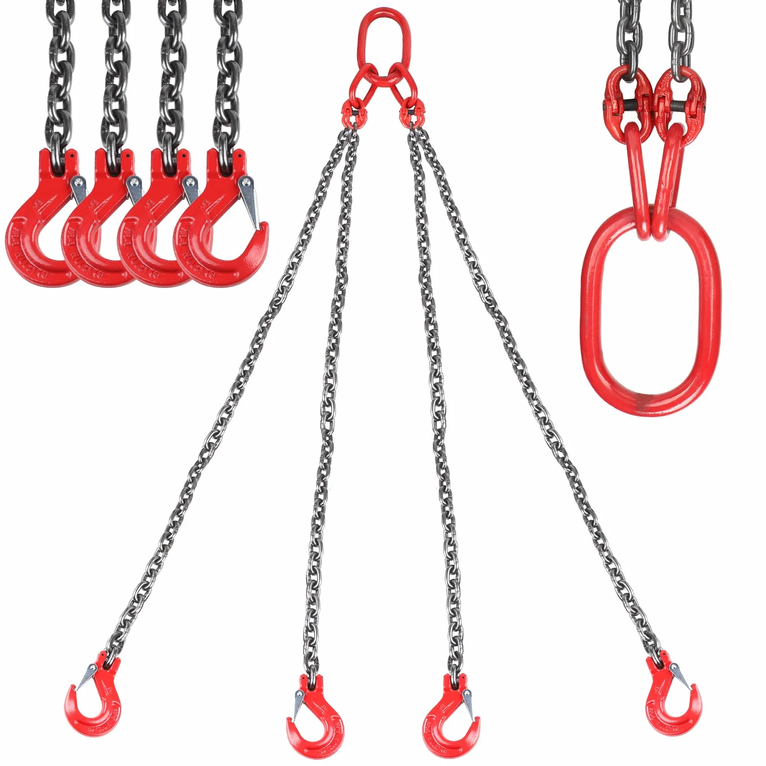 DBREAKS Cadena colgante de 4 hilos 2m x 6T forestal G80 elevación