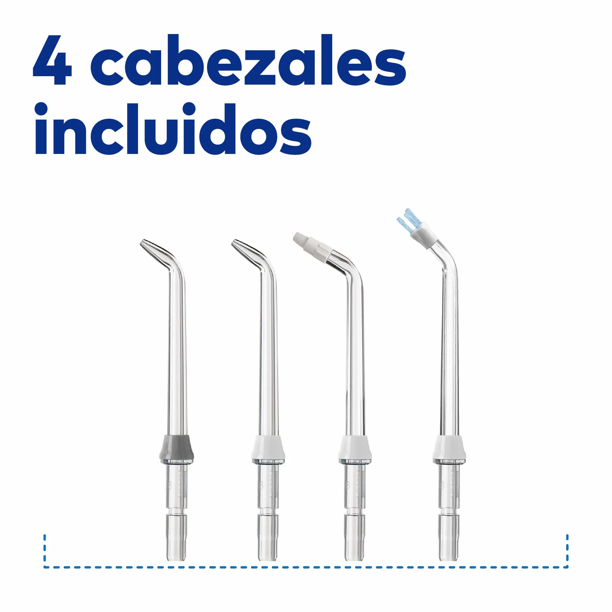 Waterpik Irrigador Dental Inalámbrico WF-13, Cepillo Eléctrico Recargable, Elimina Placa, Portátil Blanco