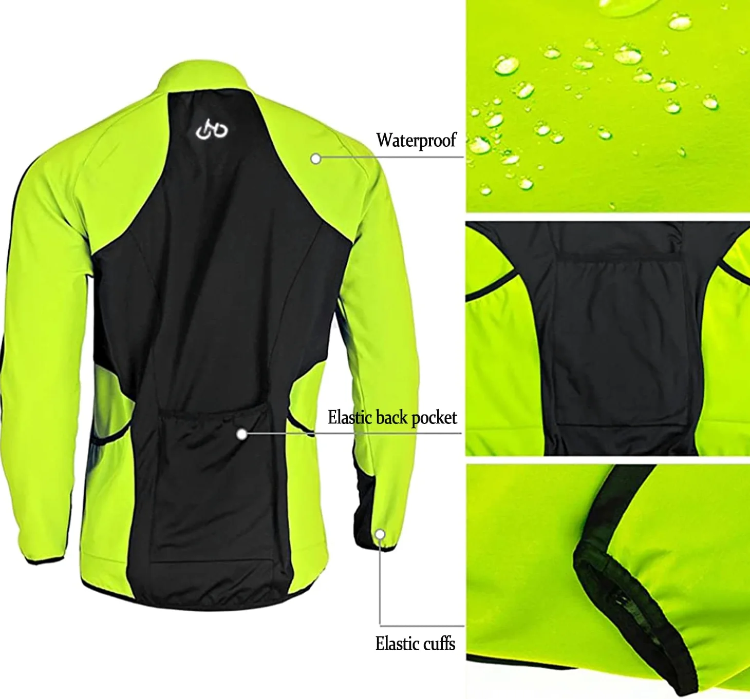 Chaqueta ciclismo Thermo Hombre Chaqueta softshell Chaqueta de invierno ropa de ciclismo MTB