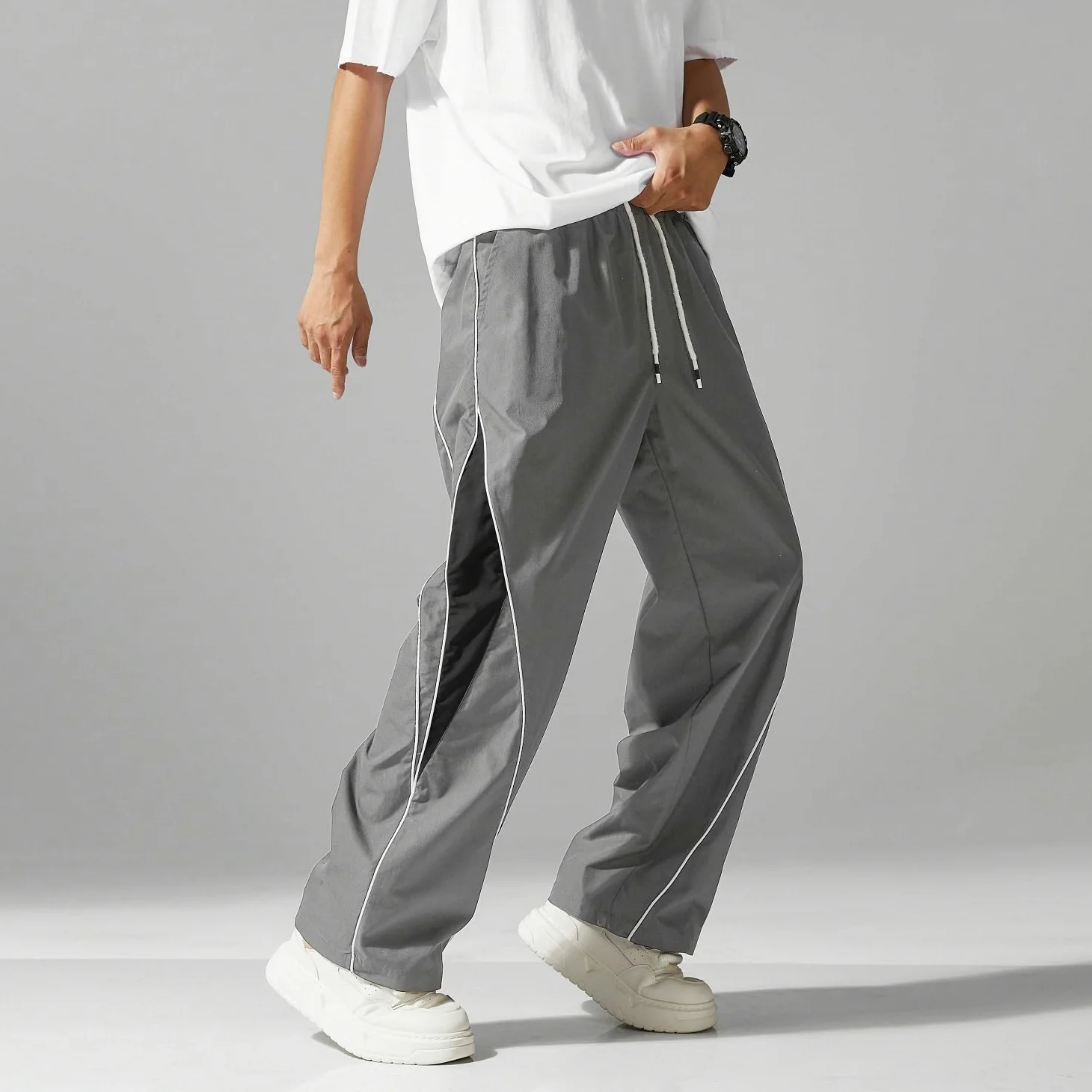 Lymio TP-79-82 - Pantalones deportivos para hombre con aspecto elegante