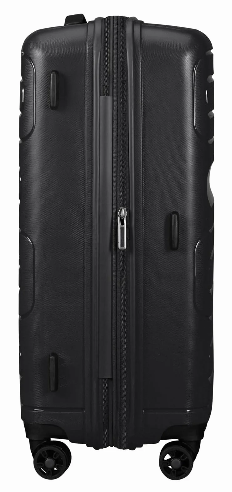 American Tourister Sunide - Spinner M Extensible Valisene Bleu, Noir (Negro), Spinner M (67.5 cm - 83.5 L), Spinner M Extensible (67.5 cm - 83.5 L)