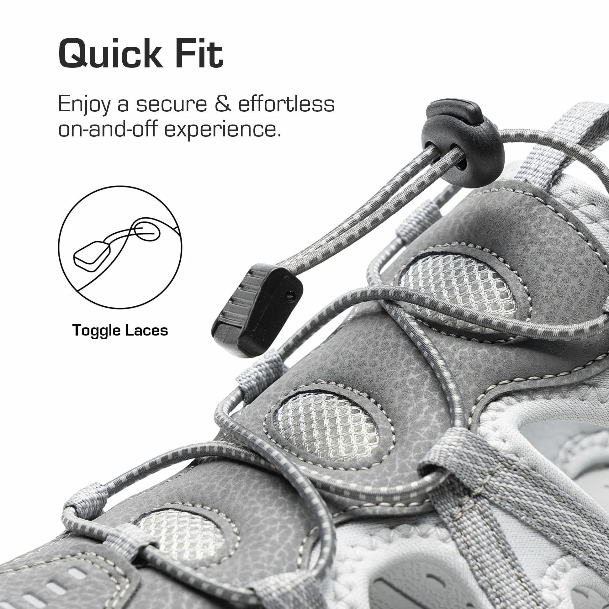 DREAM PAIRS Sandalias Hombre Verano Trekking Deportivas Playa Antideslizantes Zapatos con Punta Cerrada Senderismo