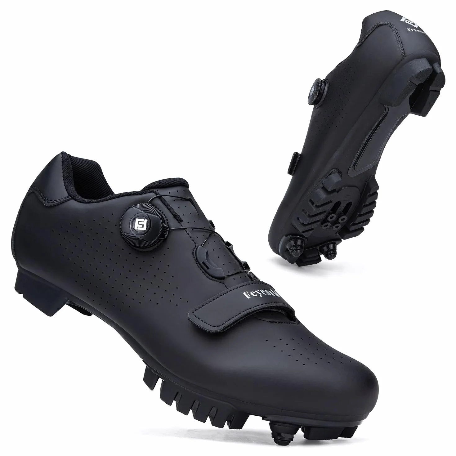 Feyenold Zapatillas MTB Hombre Mujer Compatibles Calas SPD Ciclismo Mountain Bike