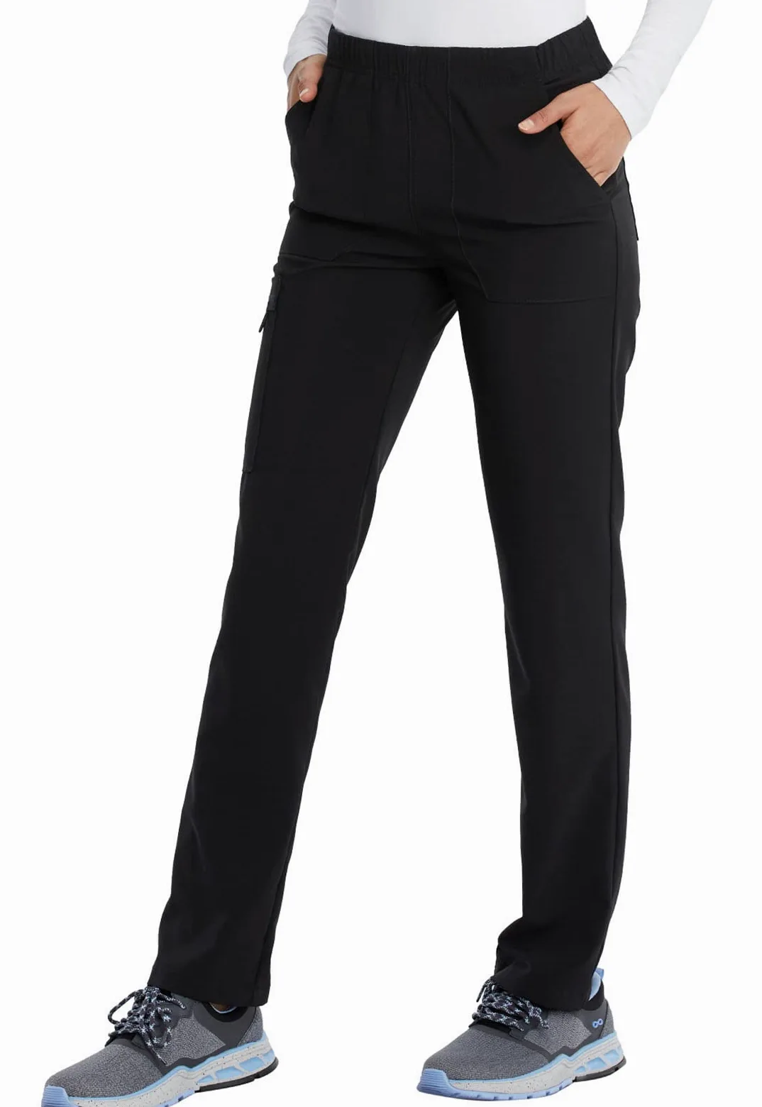 Dickies EDS Essentials DK019 - Pantalón quirúrgico para hombre y mujer, tiro natural, pierna cónica