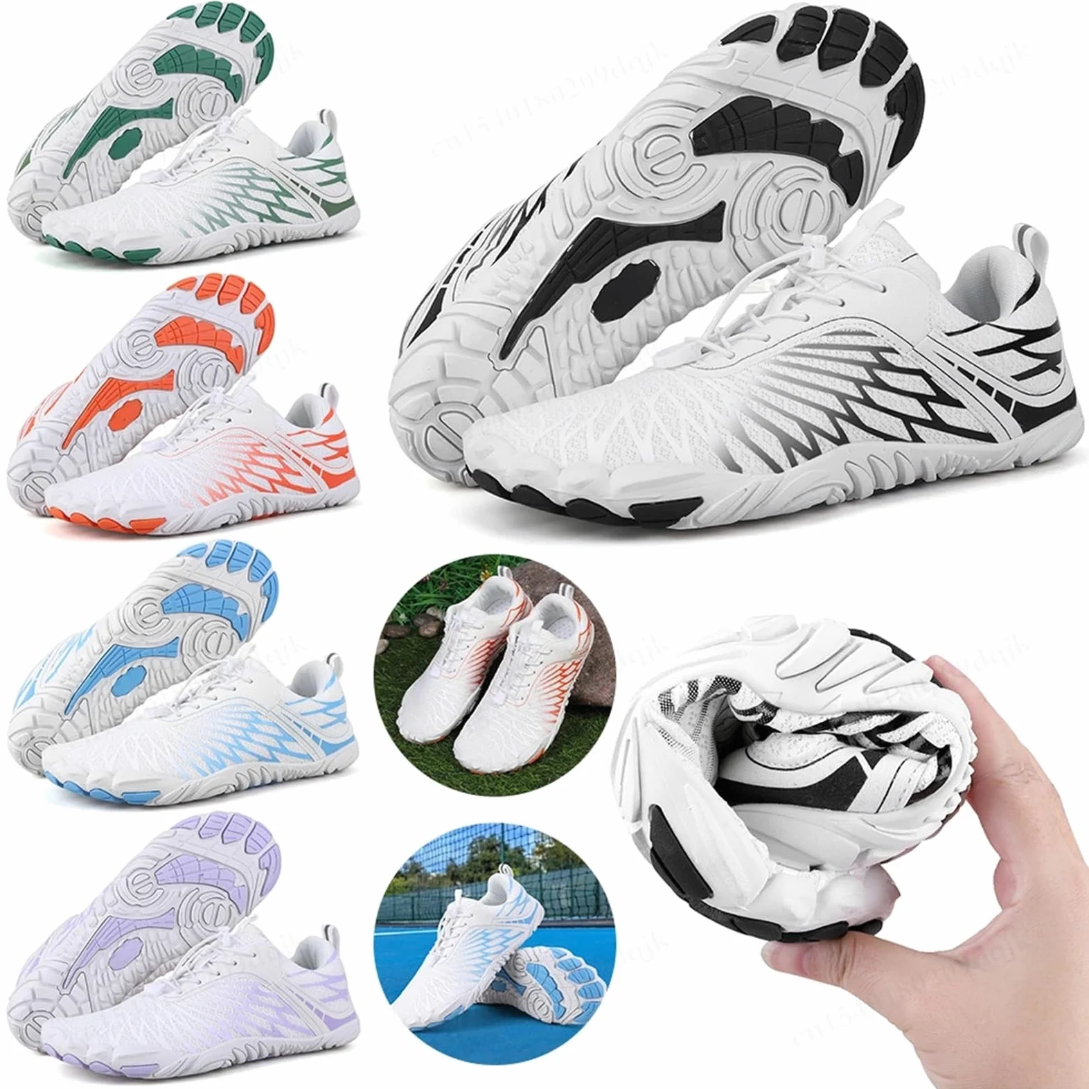 Zapatos De Vadeo Unisex, Zapatos For Nadar En El Agua, Zapatillas Descalzas For Hombres Y Mujeres, Sandalias De Playa For Exteriores, Zapatos For Aguas Arriba(Orange,46)