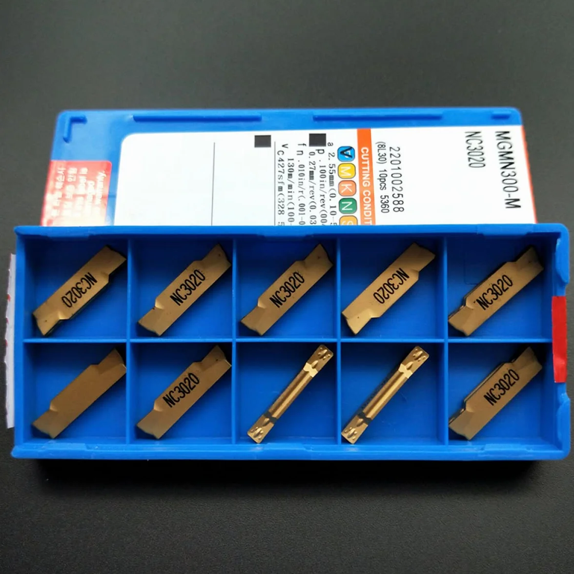RANRAO NC3020 MGMN300-M Herramienta de corte de torno CNC de 3 mm inserto de carburo
