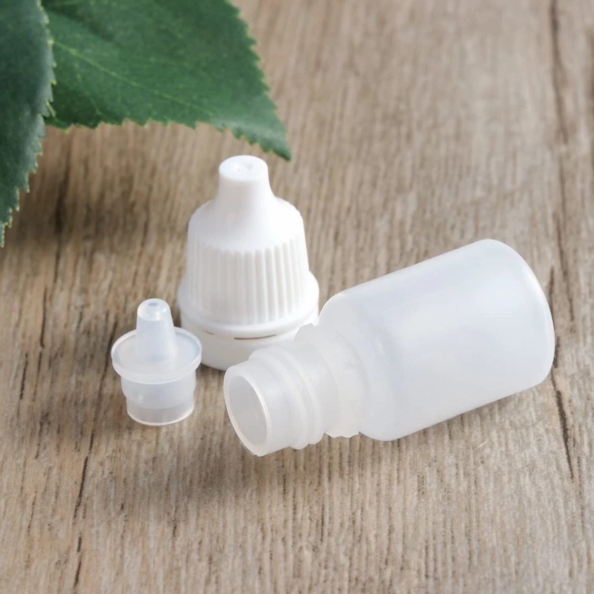 Frascos cuentagotas 5 ml, botellas flexibles, recipientes con tapa, vacíos