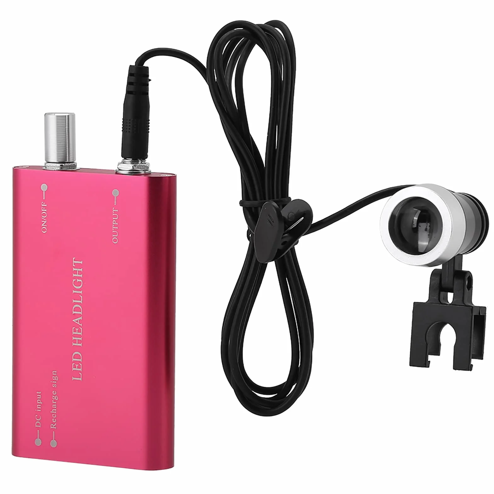 Fyearfly Linterna Frontal LED para Cirugía Dental, Batería Larga Duración, 1 pieza, 110-240V