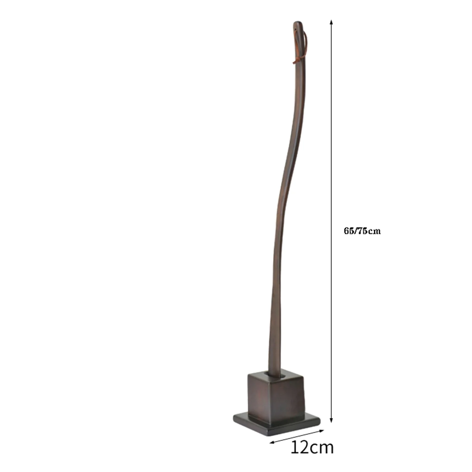 Calzador de metal y madera de mango largo, Cucharas extra largas for calzado, de 26 a 30 pulgadas, fáciles de usar, for personas mayores y mujeres mayores.(75cm)