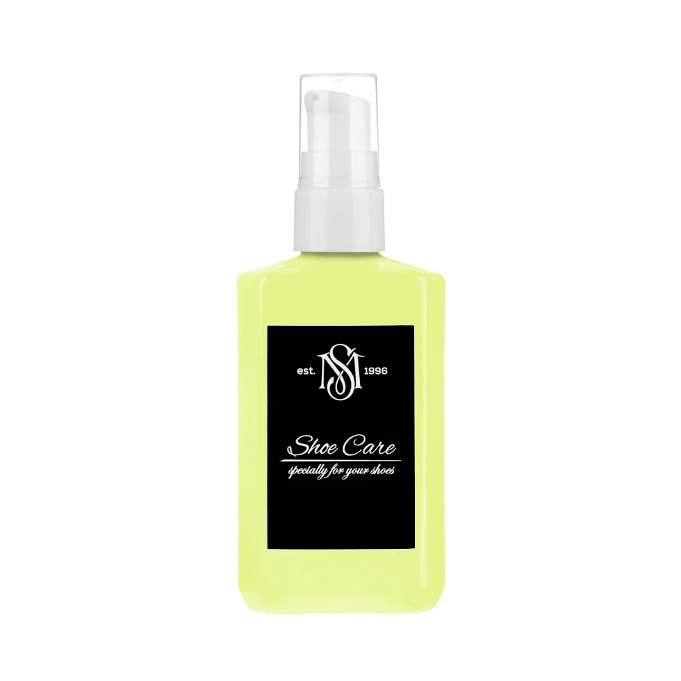 Bálsamo de cuero – NCS S 0540-G60Y Olivine brillante – Acondicionador suavizante de zapatos y revitalizador de color para artículos de cuero suaves – 100 ml