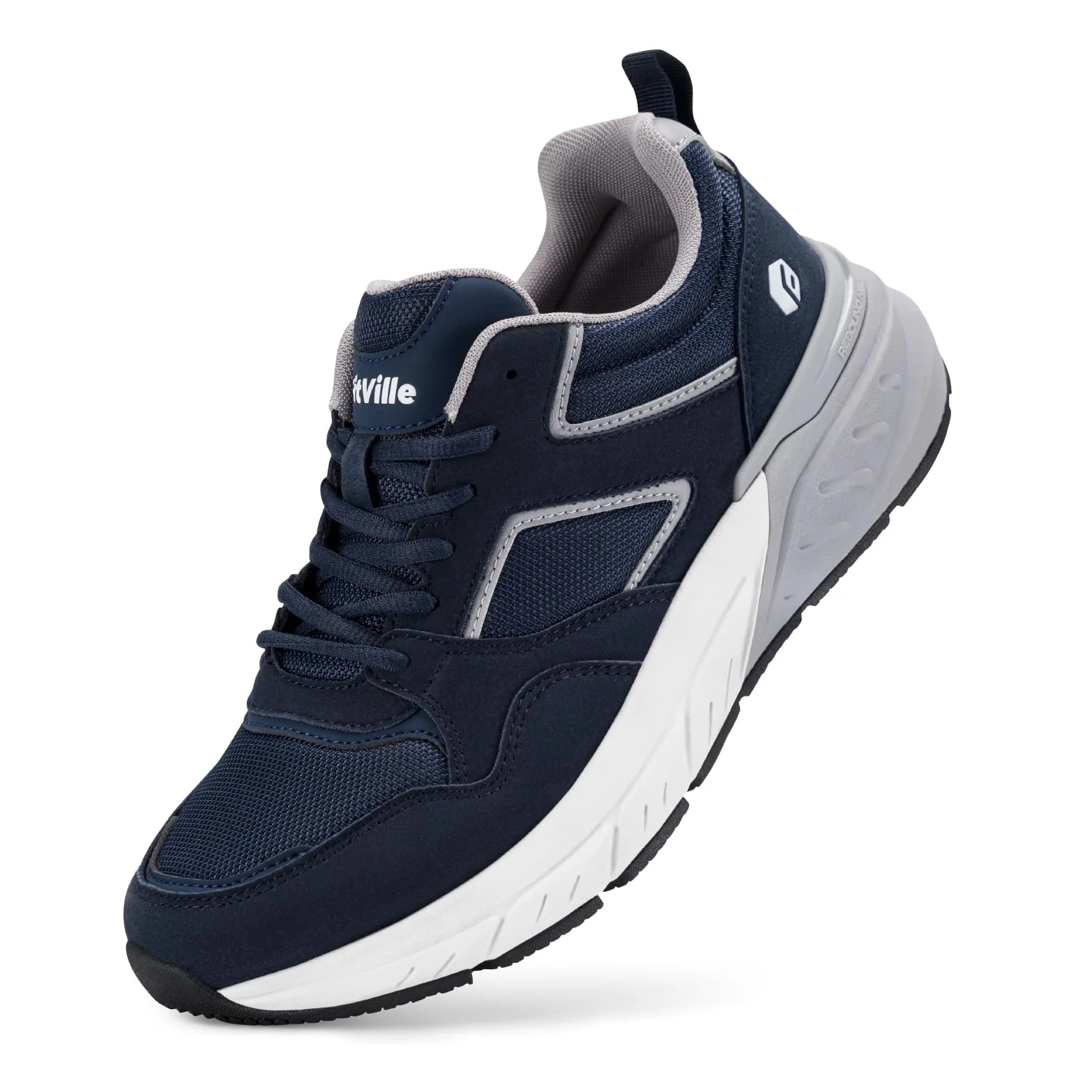 FitVille Extra Ancho Zapatillas Hombre Zapatos Deporte Antideslizantes Sneaker Running Transpirables Caminar