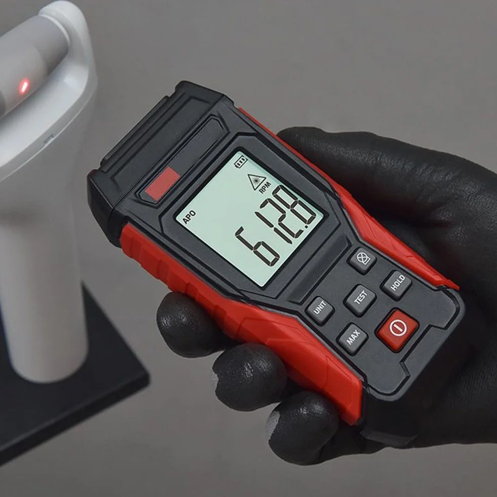 Tacómetro digital TA500A sin contacto 3-100000 RPM retroiluminación LED