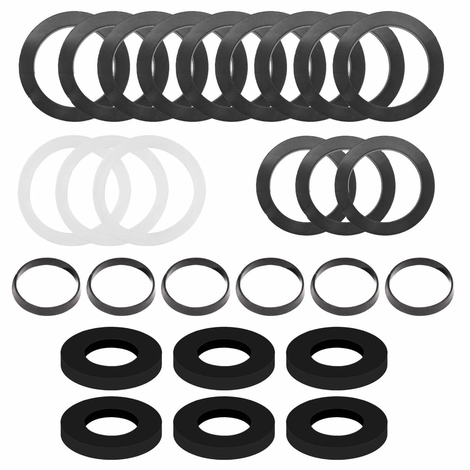 Juntas sifón lavabo fregadero 27pcs DN40 G1½ para tubería desagüe cocina
