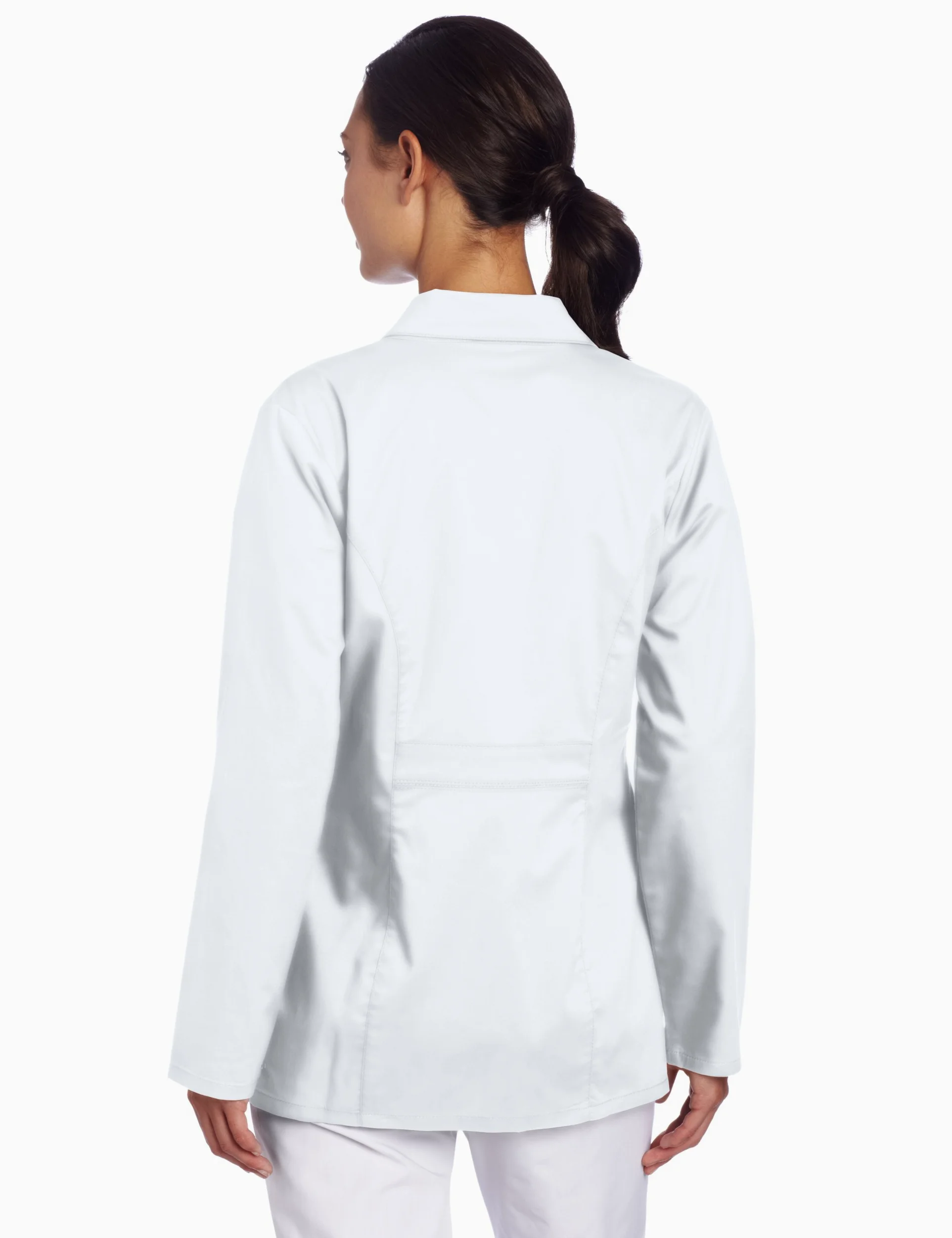 Dickies Scrubs 82408 Gen Flex Junior Fit Contrast Stitch Lab Coat Bata de laboratorio Mujer