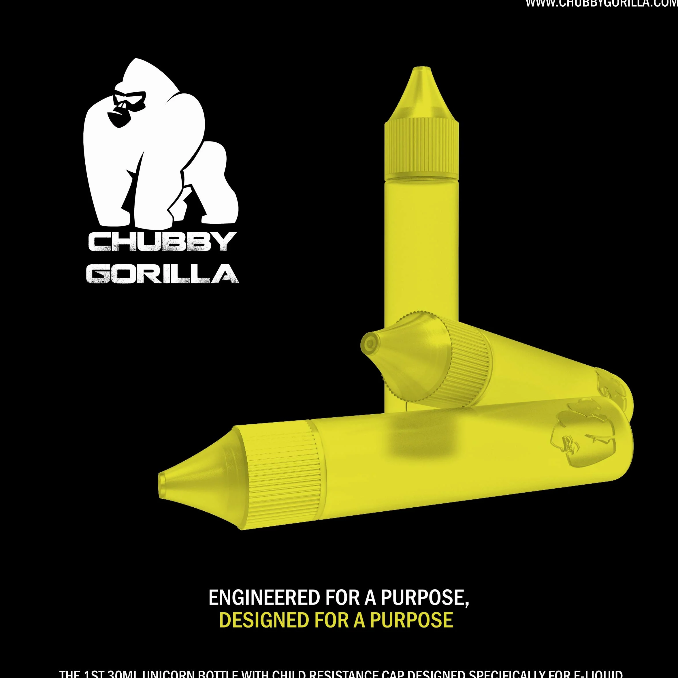 Chubby Gorilla LDPE 30 ml botellas CRC Compatible Pack de 3