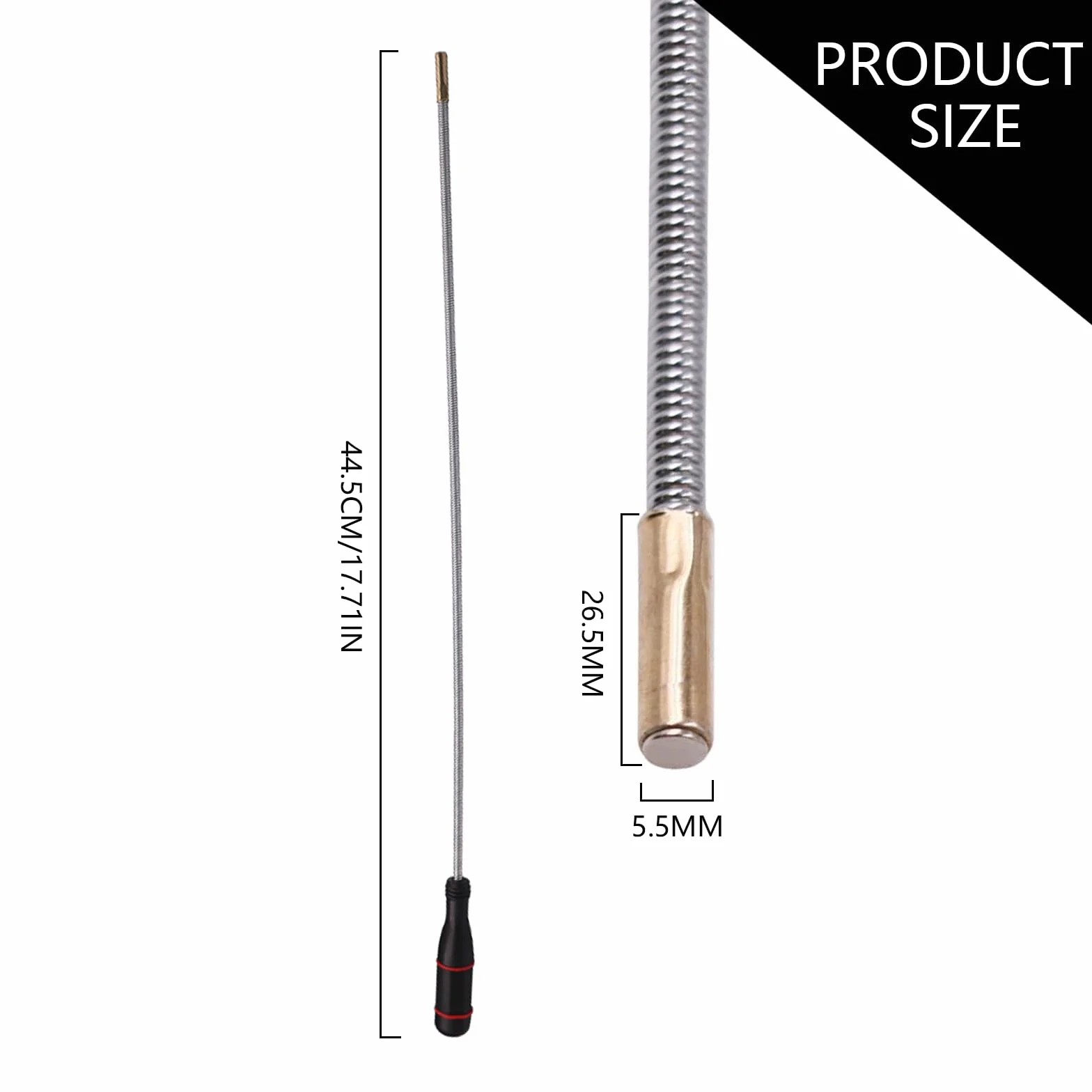 Iman Telescopico Flexible 60cm Herramientas de Recogida Magnetica para Taller