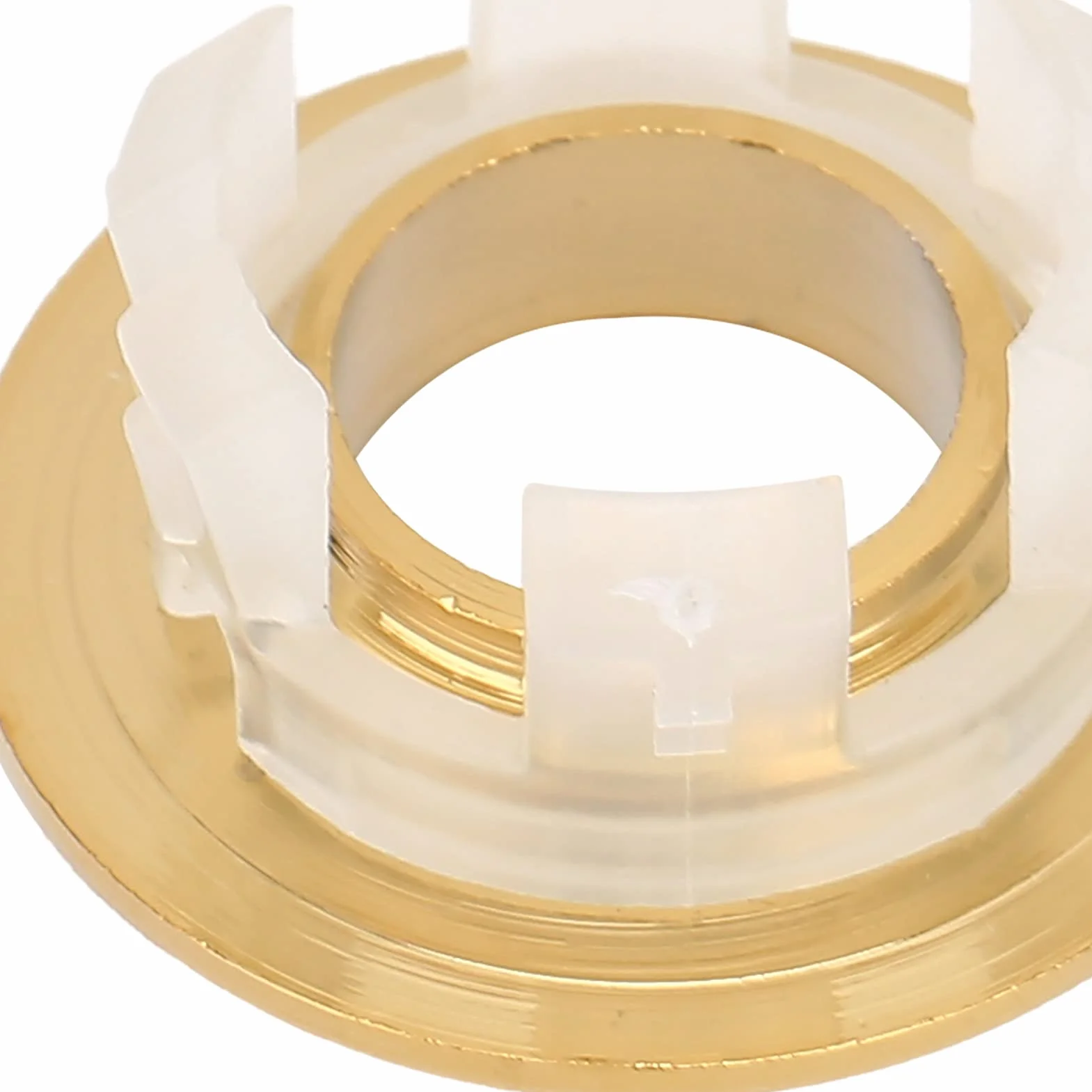 Tapa de desbordamiento para fregadero latón circular - Anillo de repuesto inserto lavabo cocina