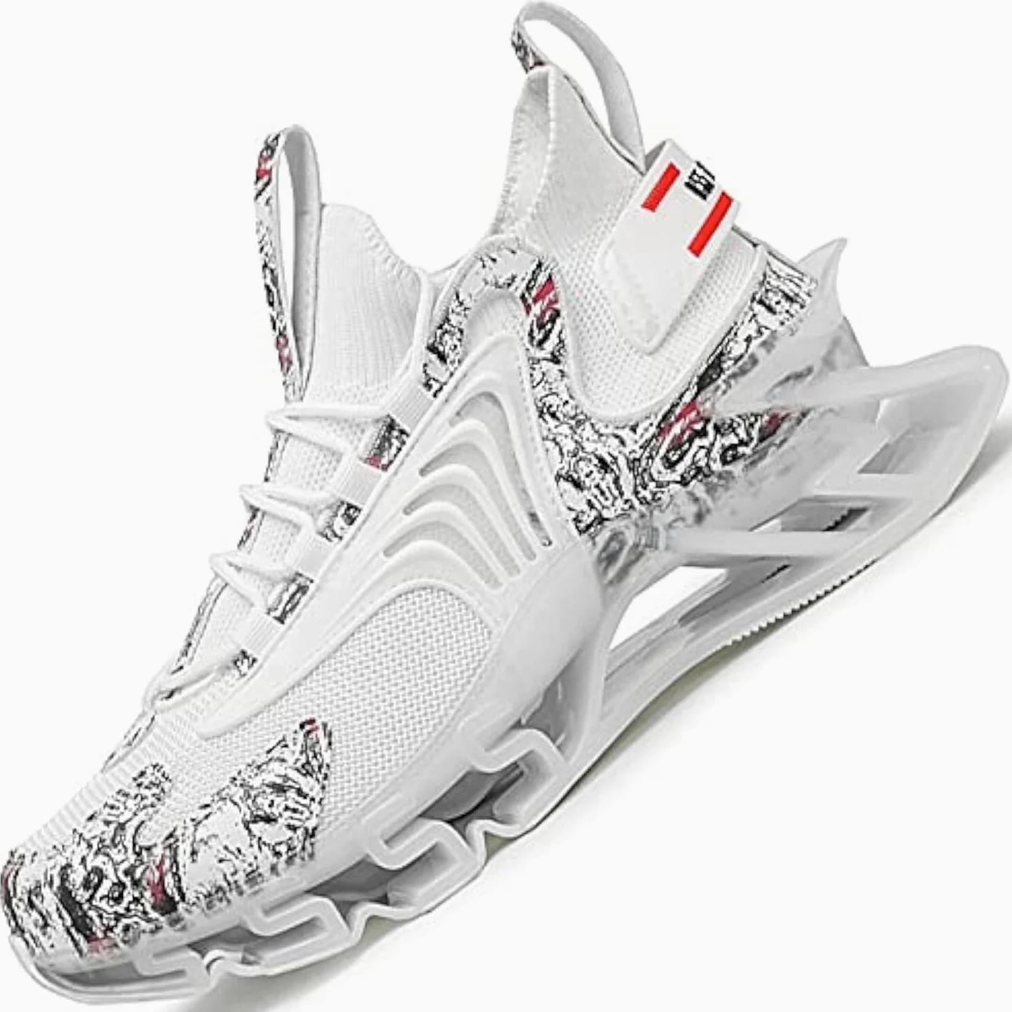 Genérico Zapatillas de Baloncesto for Hombre con Agarre Amortiguador, Transpirables, Ligeras, for Correr, Informales y Moda Zapatos para Caminar