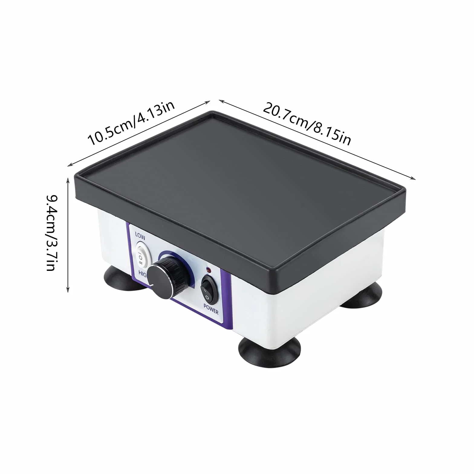 Oscilador dental vibratorio 220V 120W 21x13cm equipo laboratorio dental