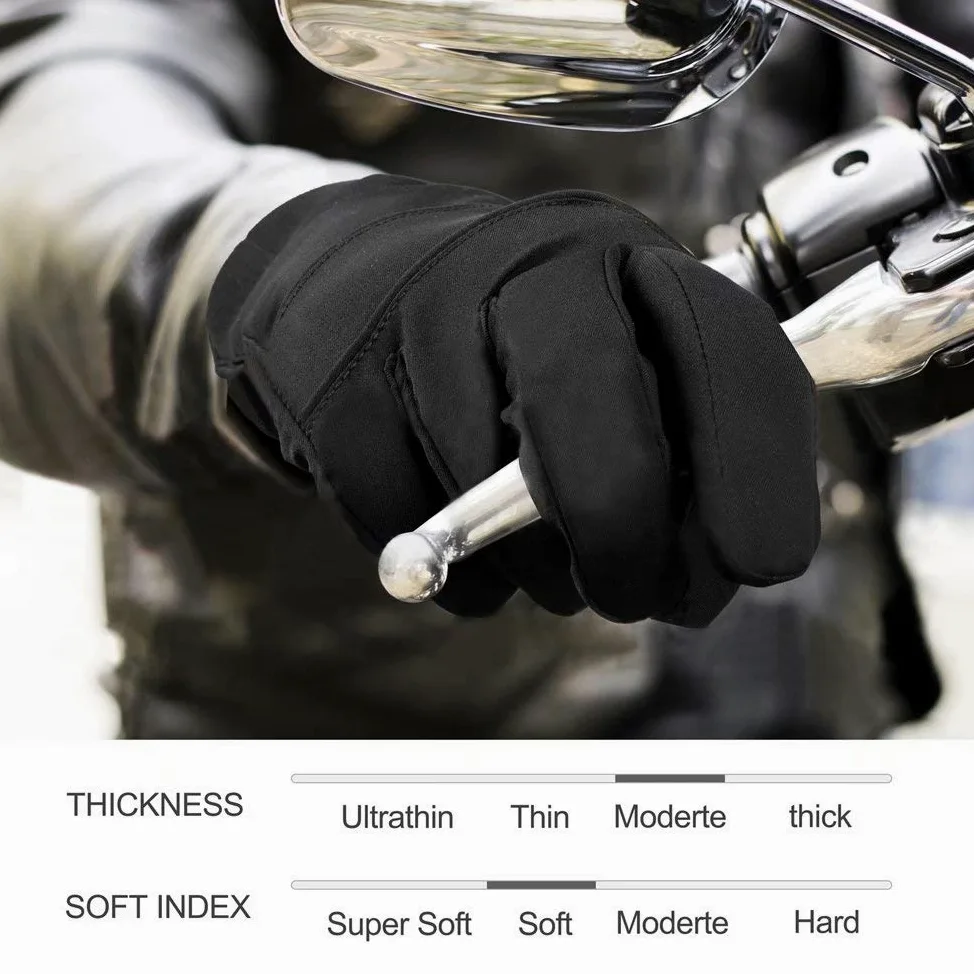 Guantes Calefactables, Guantes Térmicos Recargable 7.4V 2200mAh para Hombre y Mujer Eléctricos Guantes Moto Invierno Calefactables al Aire Libre Esquí Motociclismo Pesca Senderismo Prevenir Artritis