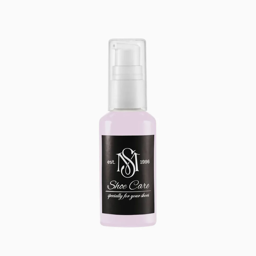 Bálsamo de cuero - NCS S 1015-R40B lavanda jaspeada - Acondicionador suavizante de zapatos y revitalizador de color para artículos de cuero suaves de MAVI STEP - 50.3 ml