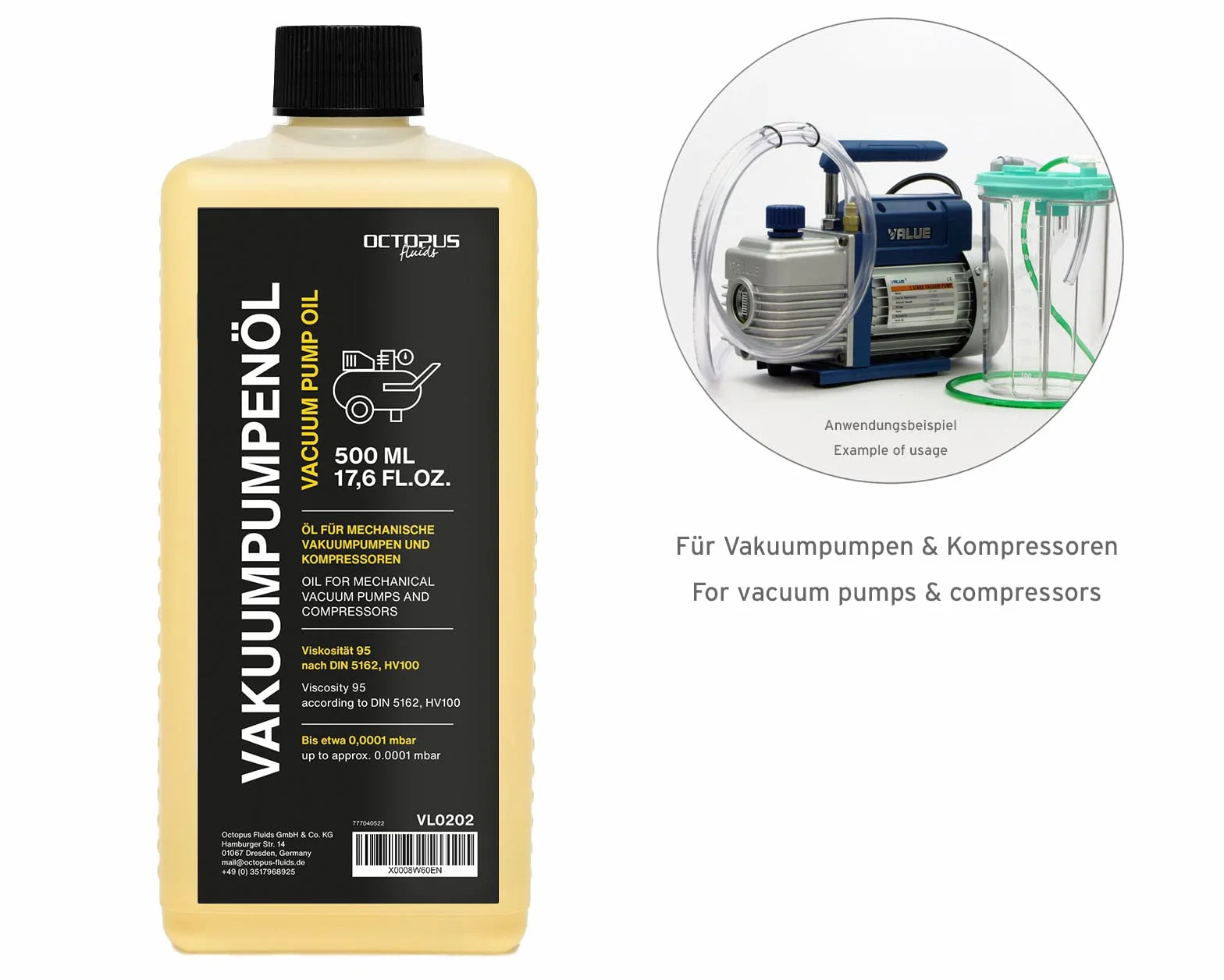 Aceite para bomba de vacío, bombas rotativas a paletas, válvulas de compuertas, lóbulos y pistones
