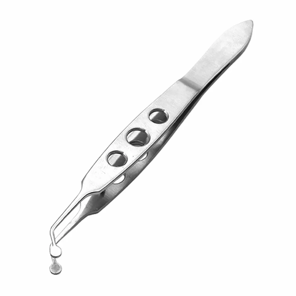 POFET Instrumentos oftálmicos pinzas de masaje glándulas tarsianas dobles