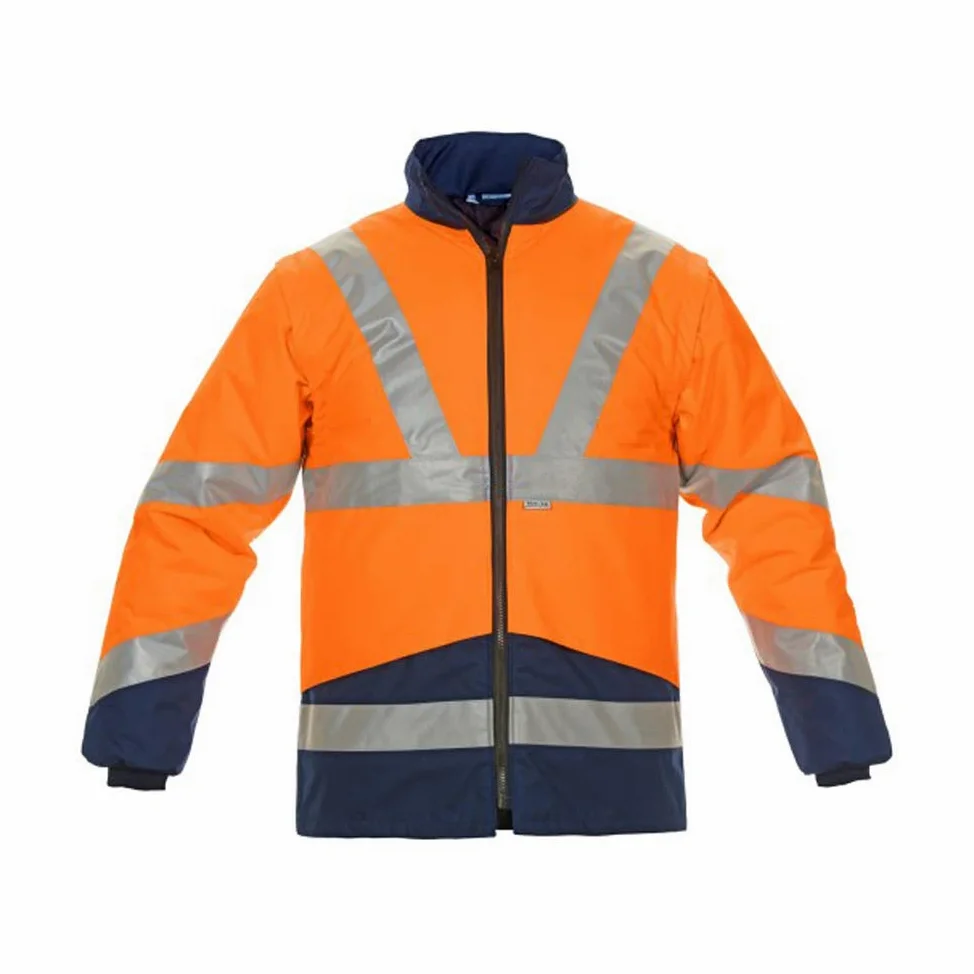 052035I Pluto Parka - Chaqueta interior (100% poliéster, talla 3XL), color naranja y azul marino