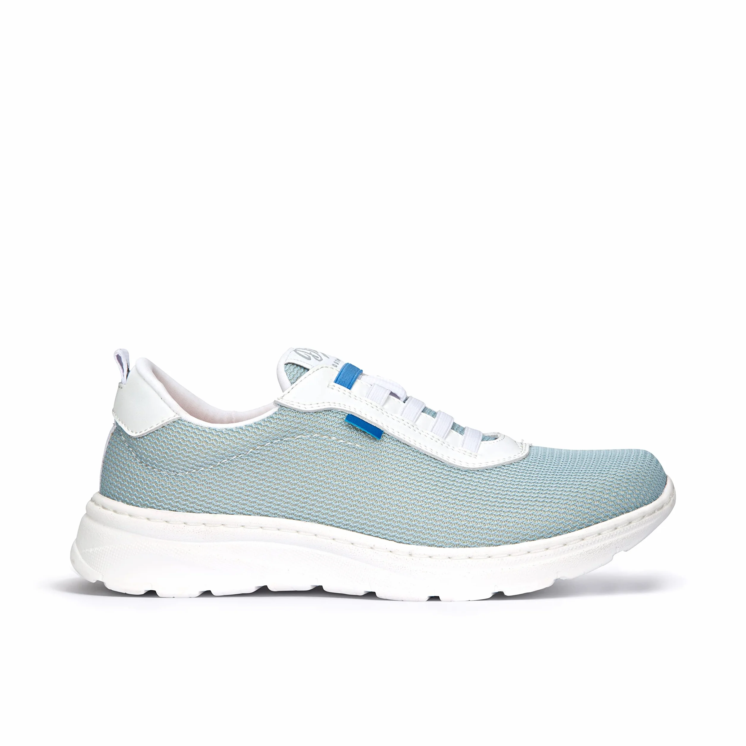 DIAN - Alicante, Azul 37, Zapatilla de Trabajo para Sanidad y Hostelería Unisex en Colores, Plantilla Acolchada y Suela Antideslizante, Material Transpirable y Repelente a Líquidos